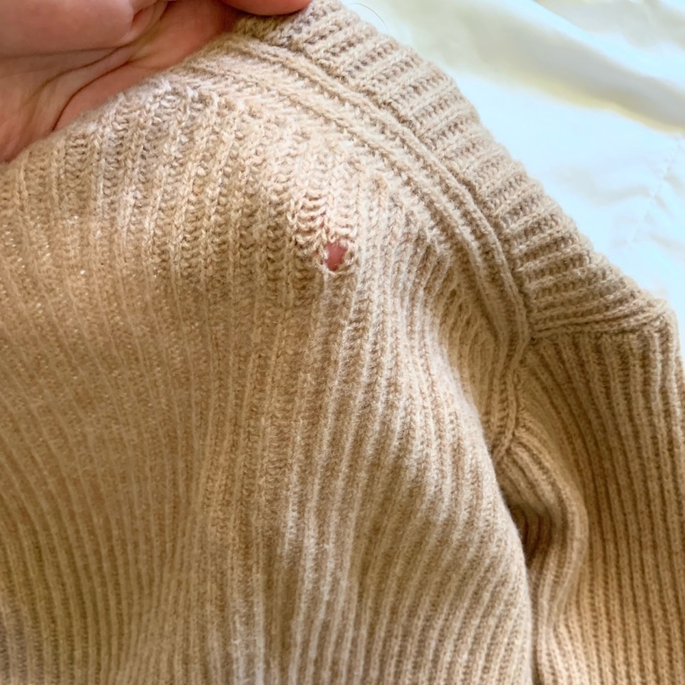 Madewell Woodside Pullover Merino Wool Sweater Size: Small - Picture 7 of 7